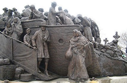 Irish Immigration Memorial, Philadelphia Pa-Penn's Landing