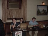 Al Clay and the Chick Pea table, June 15, 2003