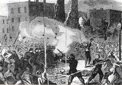 Draft Riots, New York City, 1863