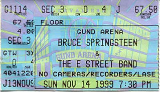 Bruce Springsteen Cleveland Concert Ticket