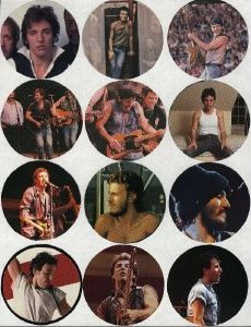 Bruce Springsteen buttons