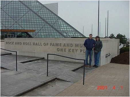 Colleen and Greg Rock and Roll Hall of Fame Cleveland Ohio