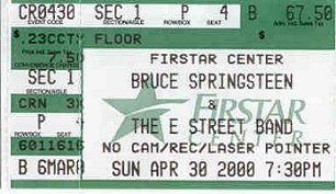 Bruce Springsteen Cincinnati Concert Ticket