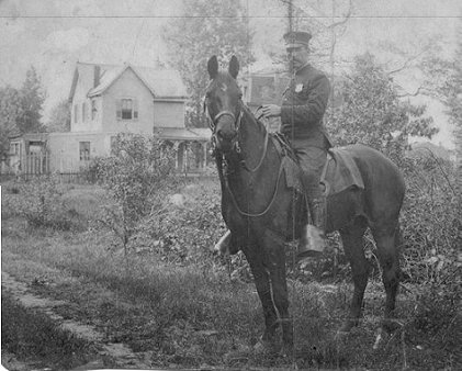 Philadelphia Police Mounted Officer, Tacony Area of Philadelphia, circa 1905